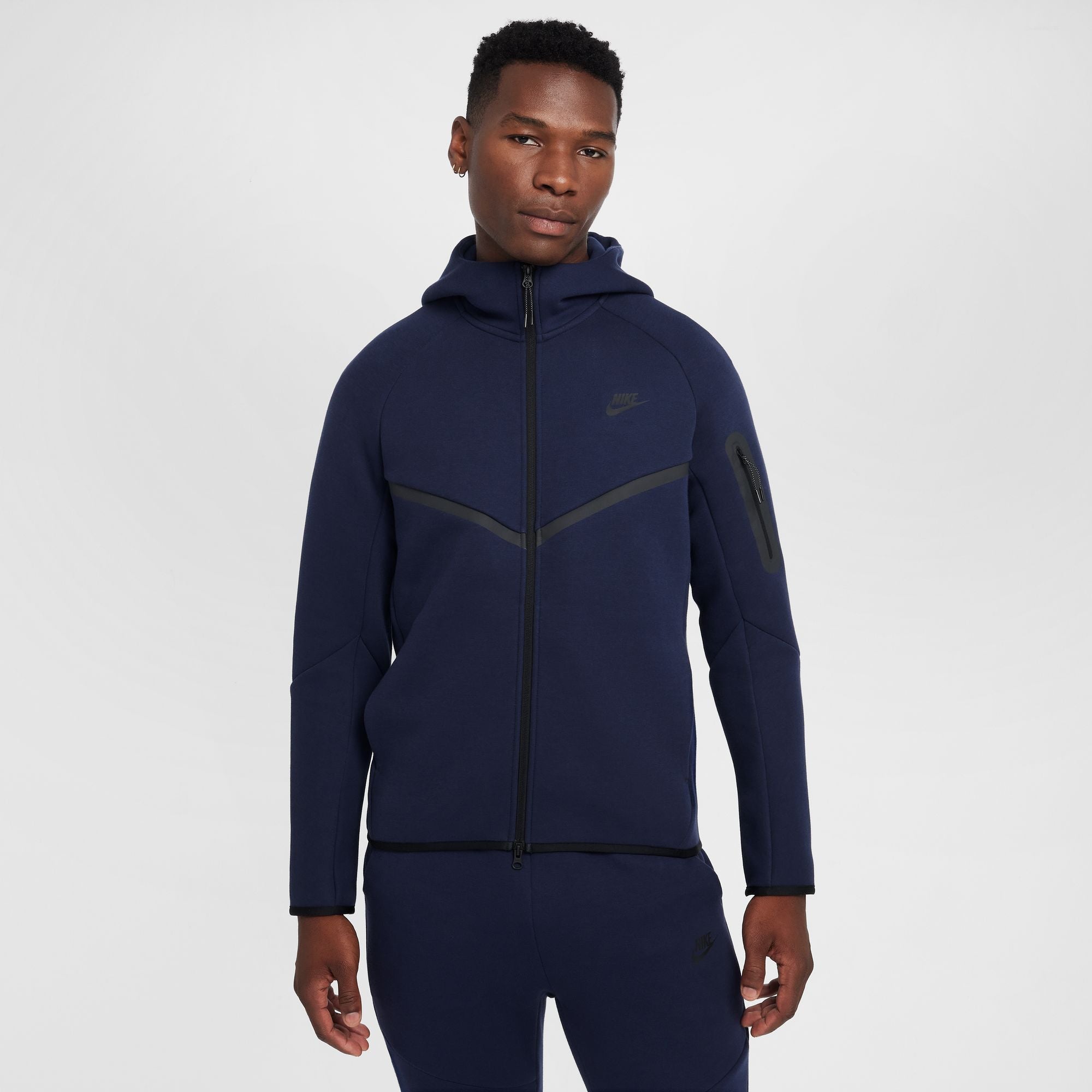 Nike Mens Tech Fleece Hoodie - Obsidian/Black